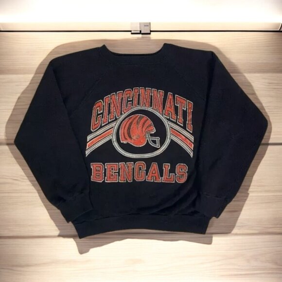 Cincinnati Bengals Football NFL Black Sweatshirt Unisex Men Women - Picture 1 of 3